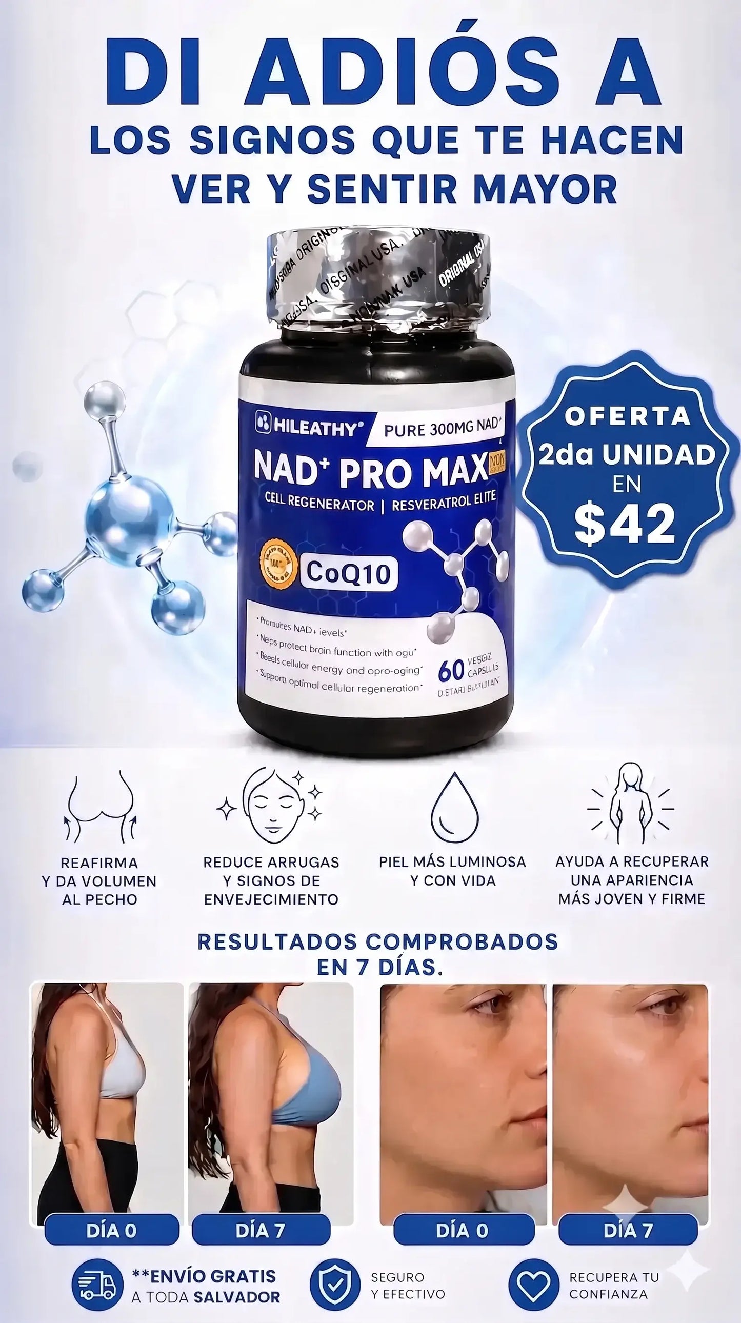 NAD+ Pro Max Advance | Tratamiento Completo