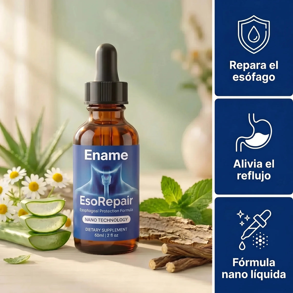 Ename EsoRepair™ | Reparador esofágico nano-sublingual